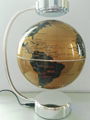 8inch stainless steel maglev levitate  floating globe with lighting change color