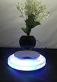 rotating hexagon magnetic floating levitate air bonsai pot planter for gift 