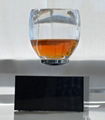 360 rotating square base wirless magnetic floating water cup  1