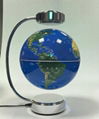 8inch stainless steel maglev levitate  floating globe with lighting change color 2