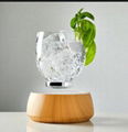 Resin magnetic levitation floating cup glass display stand
