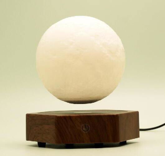 magnetic  floating levitation moon ball llamp for decor 