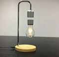 new Wooden base maglev floating levitation  led bulbs lamp 