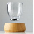 magnetic floating  levitation cup glass display stand 2