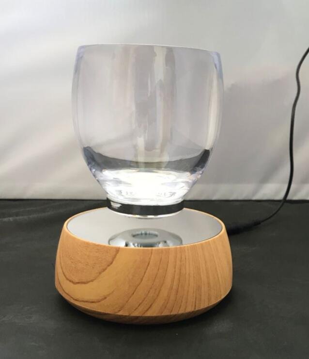 magnetic floating  levitation cup glass display stand