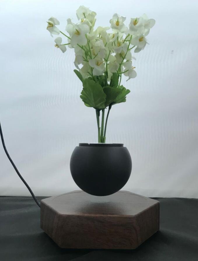 new rotating maglev floating levitating plant  pots for decor  5