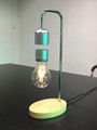 new Wooden base maglev floating levitation  led bulbs lamp  7