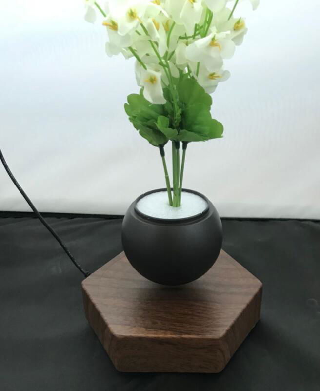 magneticfloating levitation  planter pot bonsai tree gift home  4