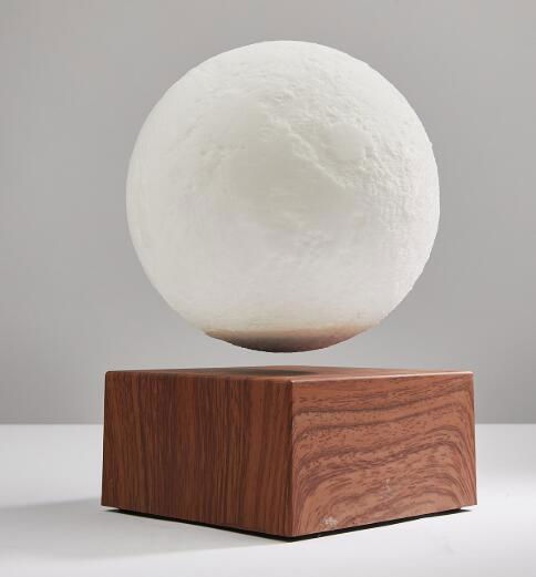 new spining wireless recharable levitating floating moon bulb ball 