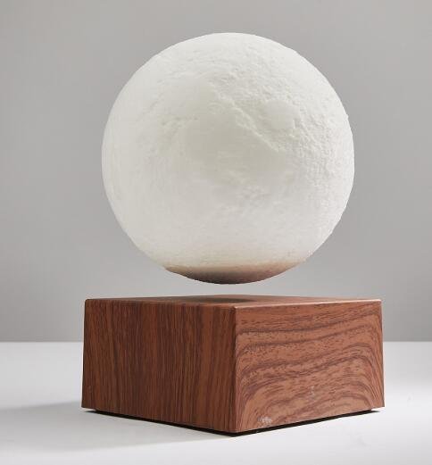 NEW wireless rechargable magnetic floating levitating moon lamp color change  5