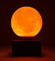 NEW wireless rechargable magnetic floating levitating moon lamp color change 