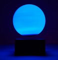 new rechargable wireless magnetic floating levitate moon ball 6inch light change 7