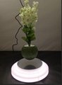 rotating colorful led ligh levitation Floating Bonsai Plant Pot 4