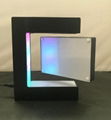 acrylic led magnetic levitation display photo frames gift decor 