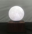 new rechargable wireless magnetic floating levitate moon ball 6inch light change 2