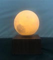 rechargeable maglev floating levitation moon lamp lighting change