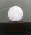 rechargeable maglev floating levitation moon lamp lighting change 8