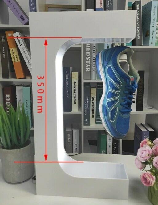 NEW customize magnetic floating levitaiton shoes sneaker display racks 5