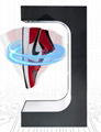 customize logo magnetic levitation rotating shoe advertisment display rack  7