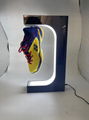 360 rotating led light magnetic levitation floating sneaker shoes display stand 