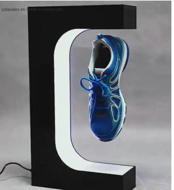 new magnetic levitation e shape floating shoes sneaker display racks 4