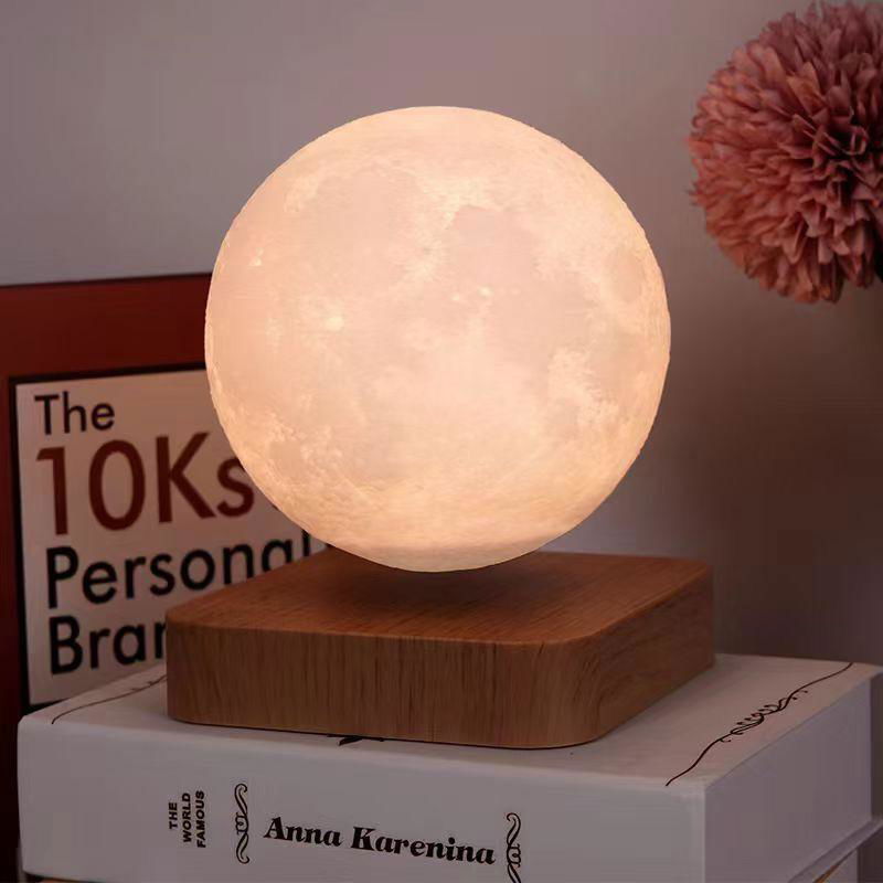 new spining magnetic floating levitation luna moon lamp lighting 6inch  3