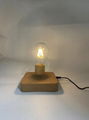 Bottom magnetic rotating and levitating floating lighting bulb for table desk la