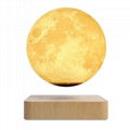 new spining magnetic floating levitation luna moon lamp lighting 6inch 