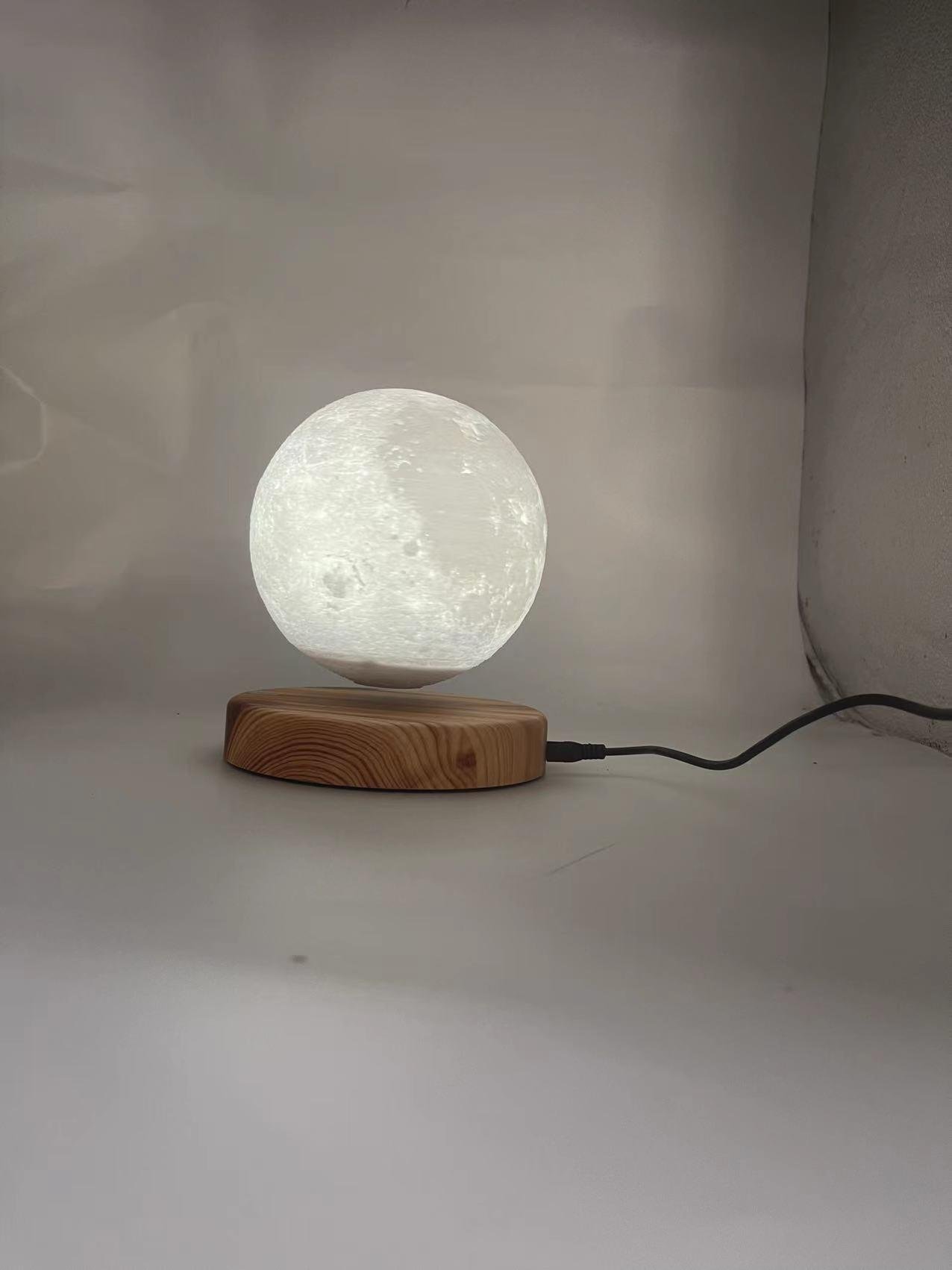 360 spinning magnetic floating levitaiton desk moon night light  3