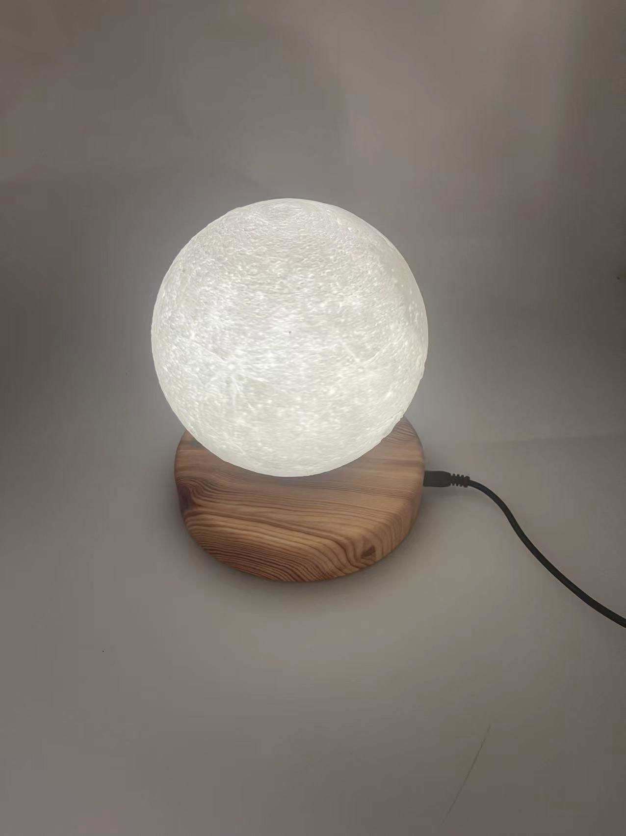 360 spinning magnetic floating levitaiton desk moon night light  5