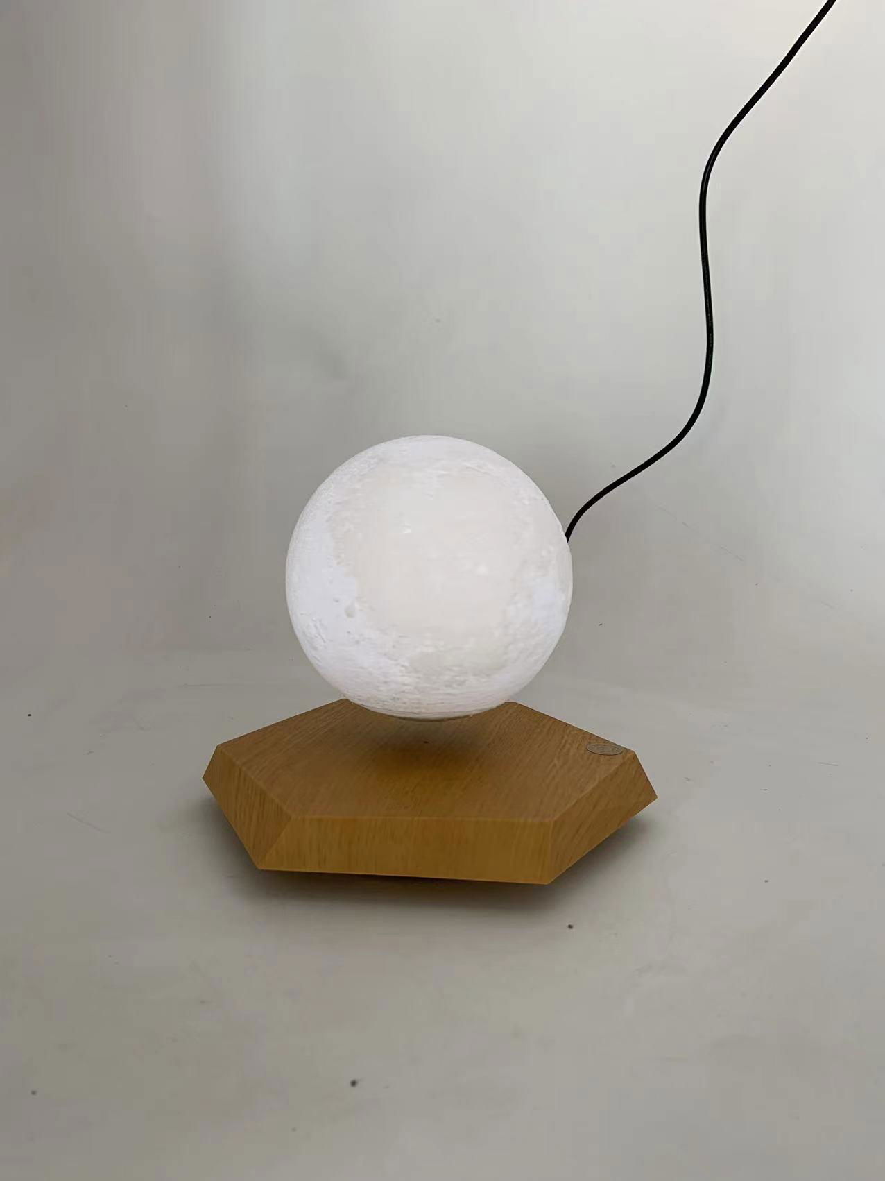 magnetic levitation floating desk table starry moon lamp light for gift  5