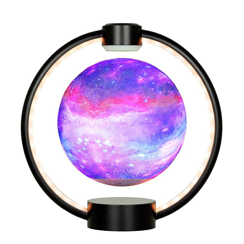 magnetic levitation floating starry moon lamp with  bluetooth speaker 2