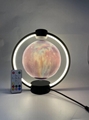 360 rotating magnetic levitation floating bluetooth spaker with moon lamp  3