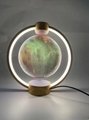 360 rotating magnetic levitation floating bluetooth spaker with moon lamp 