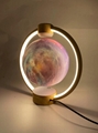 360 rotating magnetic levitation floating bluetooth spaker with moon lamp  7