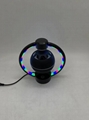 metal frame magnetic levitation floating bluetooth egg speaker with led light  6