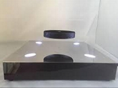 4 led light square magnetic levitation floating 0-2kg platform display stand 