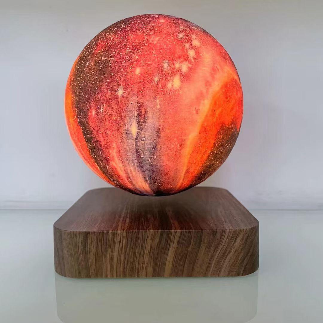 square base magnetic levitation floating starry moon lamp light 6inch for gift  2