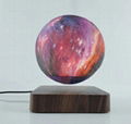 square base magnetic levitation floating starry moon lamp light 6inch for gift 