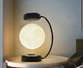 new gold frame magnetic levitation rotating 6inch moon lamp light for decortaion