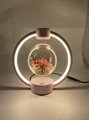 best decoration gift magnetic levitation preserved flower lamp light  3