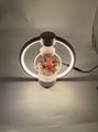 best decoration gift magnetic levitation preserved flower lamp light  5