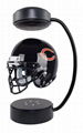 360 rotating magnetic levitation floating NFL hover helmet display stand 