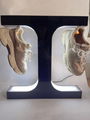 30 rotating magnetic floating levitaiton shoes pair display stand with rbg light 2