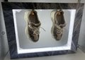 new customize  magnetic levitation floating two shoes display stand  3