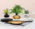 hotsale magnetic levitation black desk plant pot flower gift decoration 
