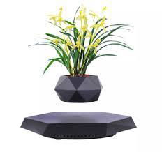 hotsale magnetic levitation black desk plant pot flower gift decoration  (Hot Product - 1*)