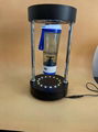 advertising equipment LED light magnetic levitating bottle display stand 