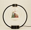 360 led light magnetic levitation floating christmas lamp light for gift 