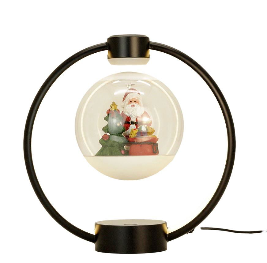360 spinning magnetic levitation decoration christmas night light  4